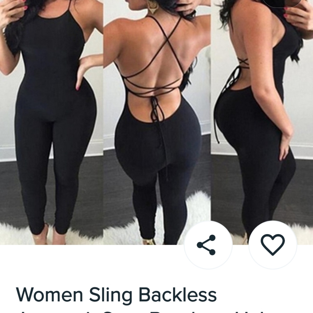 Black cat suit.